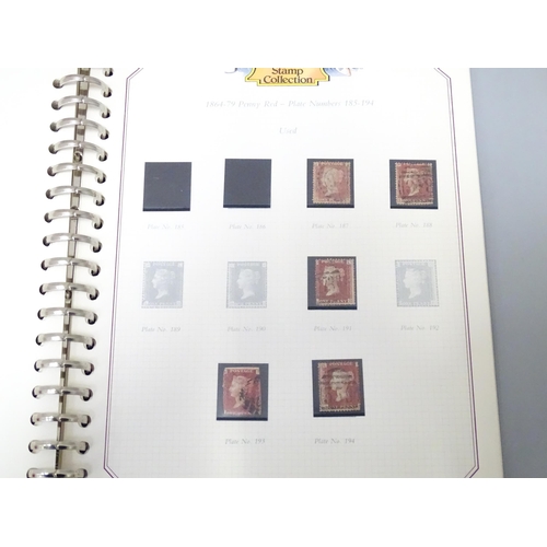 547 - Eleven stamp albums, containing 19thC and later British, colonial and worldwide stamps. Including th... 