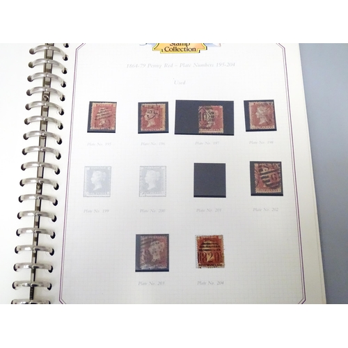 547 - Eleven stamp albums, containing 19thC and later British, colonial and worldwide stamps. Including th... 