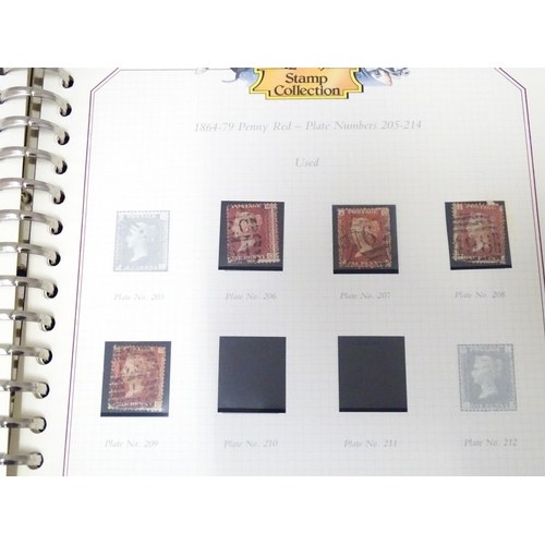 547 - Eleven stamp albums, containing 19thC and later British, colonial and worldwide stamps. Including th... 