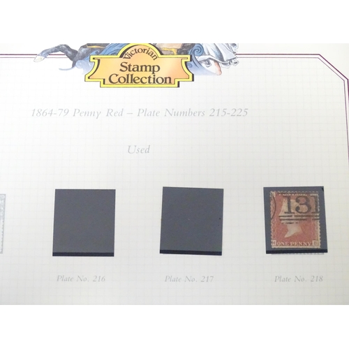 547 - Eleven stamp albums, containing 19thC and later British, colonial and worldwide stamps. Including th... 