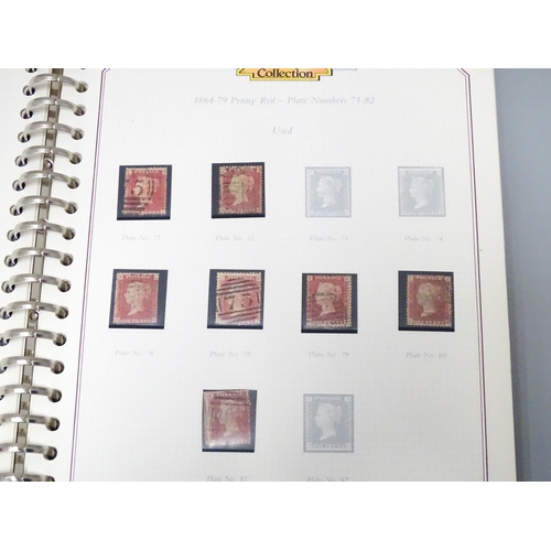 547 - Eleven stamp albums, containing 19thC and later British, colonial and worldwide stamps. Including th... 