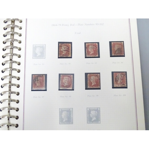 547 - Eleven stamp albums, containing 19thC and later British, colonial and worldwide stamps. Including th... 