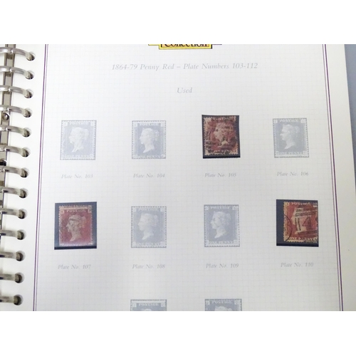 547 - Eleven stamp albums, containing 19thC and later British, colonial and worldwide stamps. Including th... 