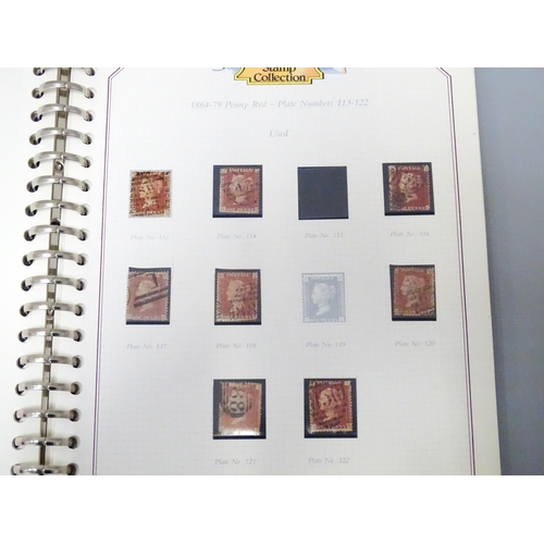 547 - Eleven stamp albums, containing 19thC and later British, colonial and worldwide stamps. Including th... 