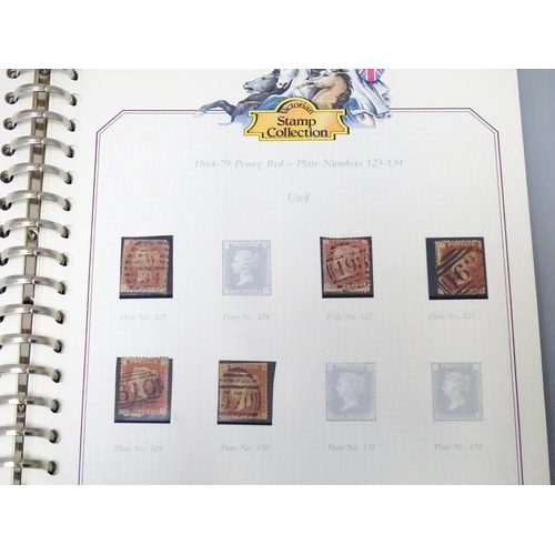 547 - Eleven stamp albums, containing 19thC and later British, colonial and worldwide stamps. Including th... 