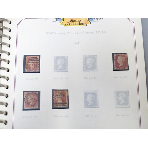 547 - Eleven stamp albums, containing 19thC and later British, colonial and worldwide stamps. Including th... 