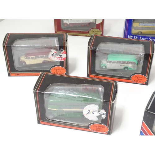 64 - Toys: A quantity of assorted die cast scale model Exclusive First Editions vehicles to include Bedfo... 