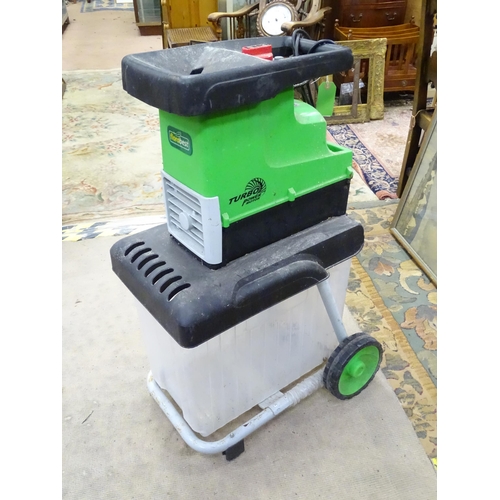 79 - A Florabest electric garden shredder, with removable box underside, approx 37