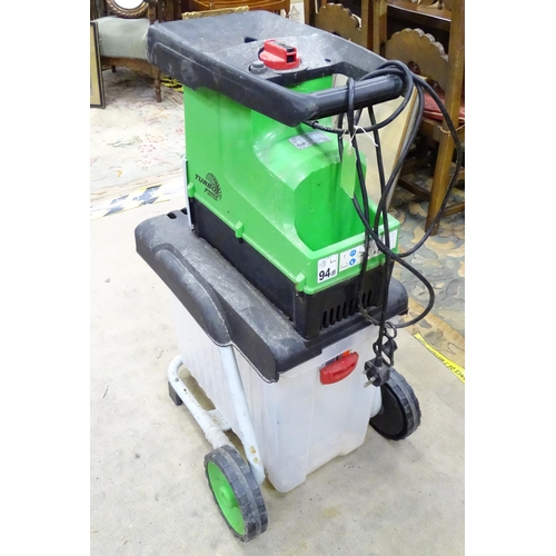 79 - A Florabest electric garden shredder, with removable box underside, approx 37