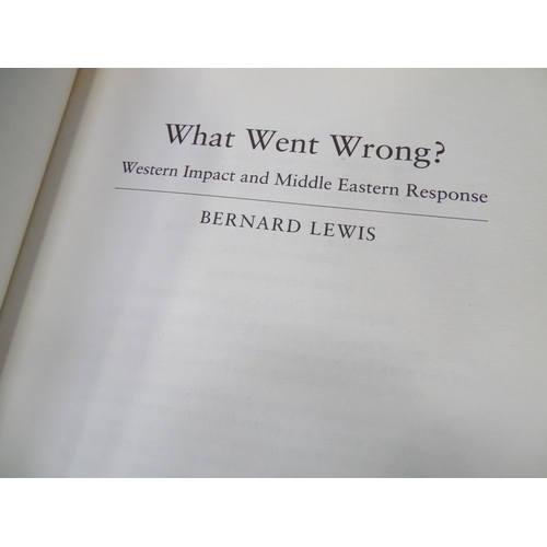 569 - Books: Assorted history books titles to include What Went Wrong? Western Impact and Middle Eastern R... 