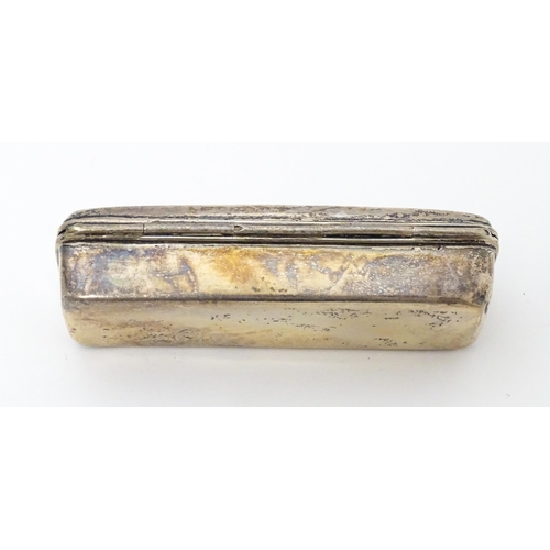 299 - A silver box of rectangular form hallmarked Birmingham 1906, maker Levi & Salaman. Approx 3 1/2