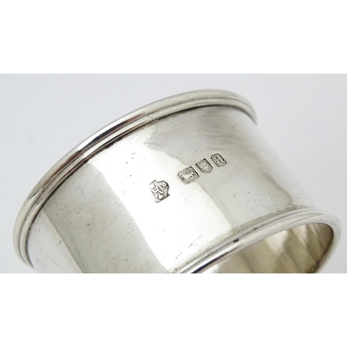 340 - A pair of Victorian silver napkin rings, hallmarked London 1896 maker William Hutton & Sons Ltd. (2)