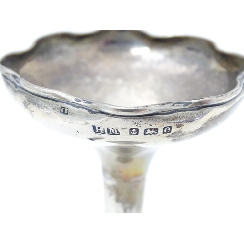 356 - A silver bud vase, hallmarked Birmingham 1904 maker henry Matthews 6