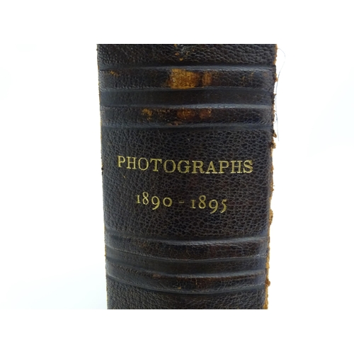 2006 - A Victorian photograph album with various images of notable people of British high society to includ... 