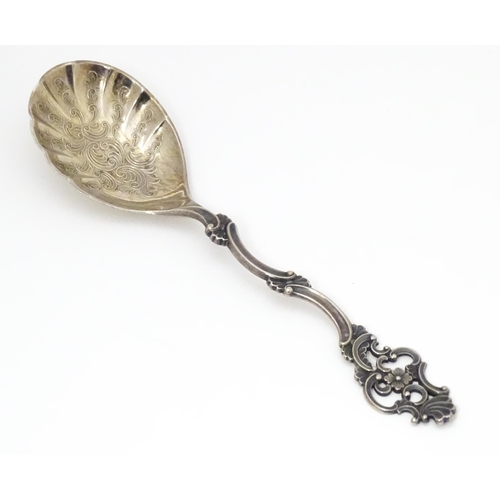 505 - Three silver items comprising a Geo III Old English pattern tablespoon, hallmarked London 1802, make... 