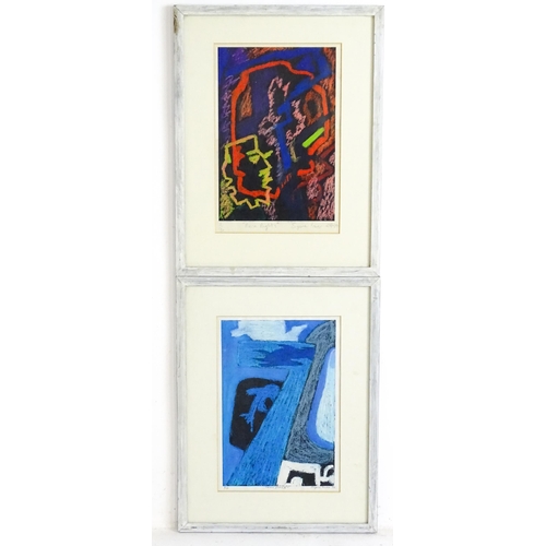 1927 - Eugene Power, 20th century, Limited edition prints, Neon Nights, and Moon Street. Signed, dated and ... 