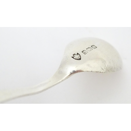 383 - Assorted spoons to include a silver teaspoon hallmarked Sheffield 1930,  maker Thomas Bradbury & Son... 