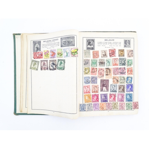 2000 - A 'Cromwell World's Stamp Album', containing a quantity of British and worldwide postage stamps, tog... 