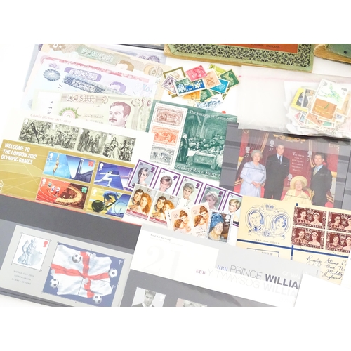 2000 - A 'Cromwell World's Stamp Album', containing a quantity of British and worldwide postage stamps, tog... 