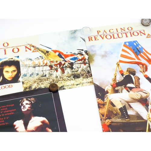 2002 - 20thC Warner Bros / Warner Video film advertising posters, comprising the titles: Revolution (4), Te... 