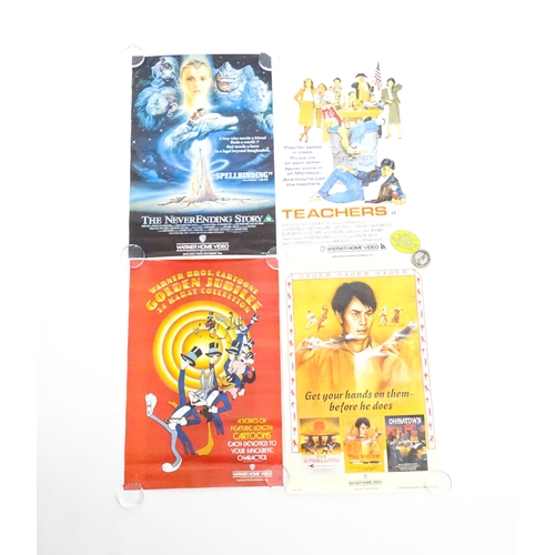 2002 - 20thC Warner Bros / Warner Video film advertising posters, comprising the titles: Revolution (4), Te... 