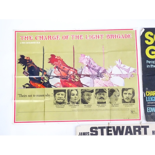 2003 - 20thC film advertising posters, comprising the titles: Soylent Green, The Charge of the Light Brigad... 