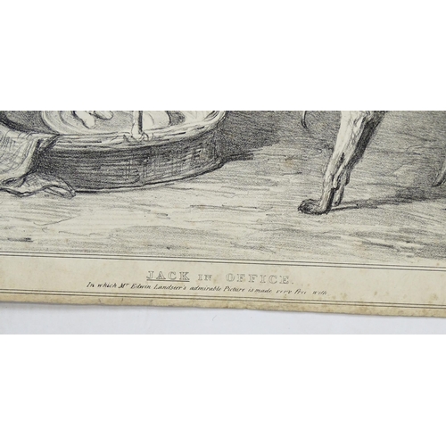 1975 - After John Doyle - Also known as HB (1797-1868), Six lithographs, Depicting political / satirical ca... 