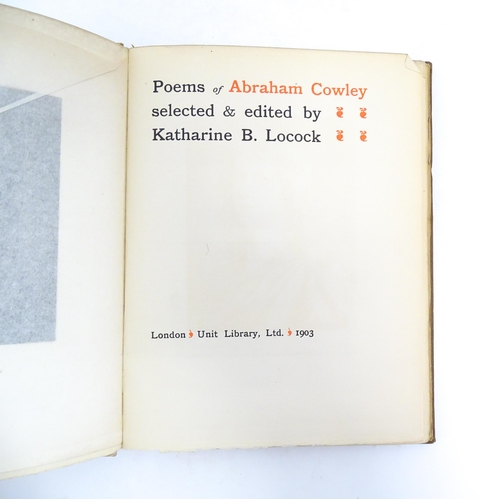 55 - Books: Four poetry books comprising Selected Poems by Stephen Spender, signed by the author, 1940; S... 