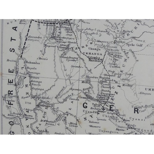 101 - Map: A 20thC map territorial divisions of South Africa before the Boer War, produced as a Supplement... 