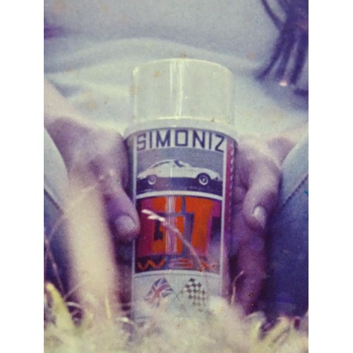103 - An advertising photograph for Simoniz GT Wax. Approx. 16