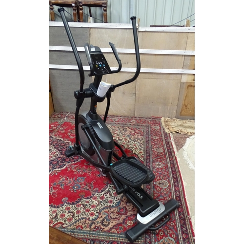 177 - A Decathlon 'Domyos' cross trainer, with power cable and manual, approximately 75