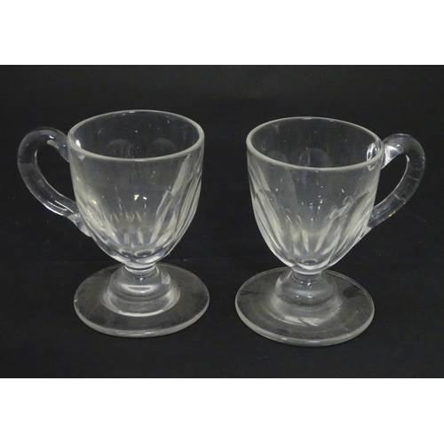 348 - Three items of glass comprising two glasses and a bowl (3)