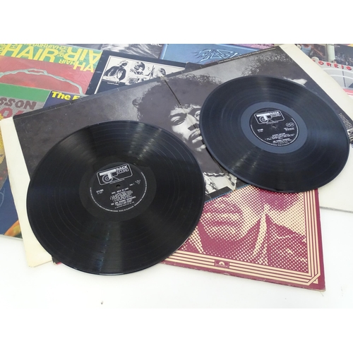 389 - Vinyl records : a quantity of 33rpm LPs, various artists - rock bands of the 60s & 70s, comprising J... 