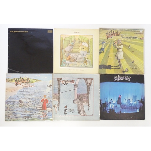 390 - Vinyl records : six 33rpm LPs, Genesis , comprising From Genesis to Revelation (SKL4990 1969), Tresp... 