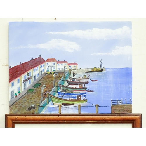 832 - A quantity of assorted paintings and prints to include watercolours - The Wreck of an Old Brixham Tr... 