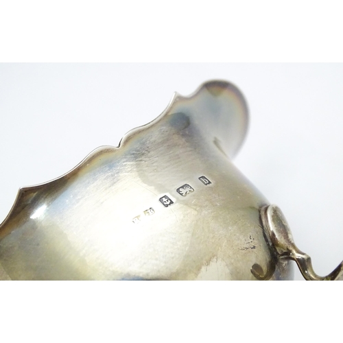 303 - A silver cream jug hallmarked Birmingham 1901 maker E S Barnsley & Co (Edward Souter Barnsley) 4