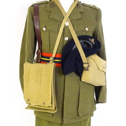 820 - Militaria: a post-WWII British Army Royal Artillery Lieutenant's number 2 service dress uniform, con... 