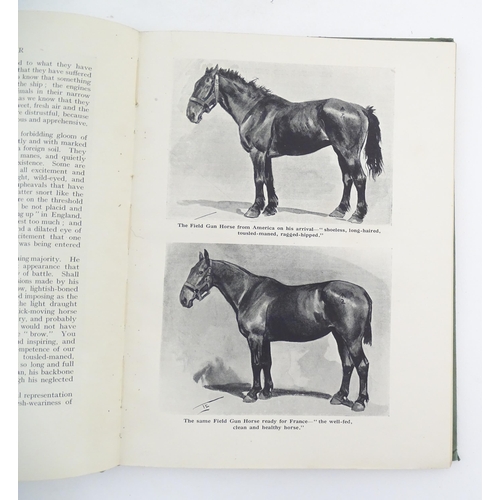 961 - Book: The Horse and the War by Captain Sidney Galtrey with illustrations by Lionel Edwards. Publishe... 