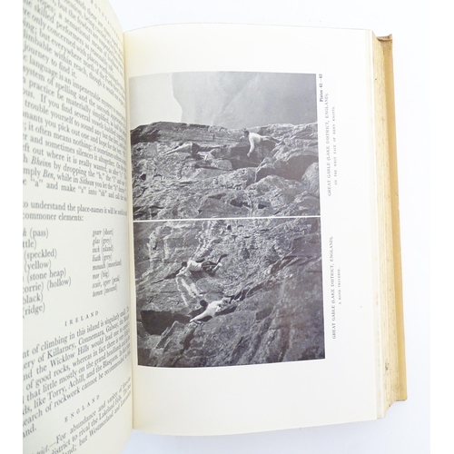 962 - Books: Three books on the subject of mountaineering comprising Mountaineering, volume 18, edited by ... 