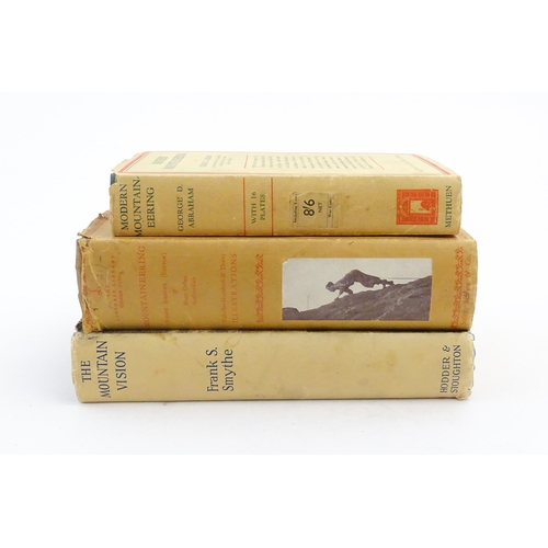 962 - Books: Three books on the subject of mountaineering comprising Mountaineering, volume 18, edited by ... 