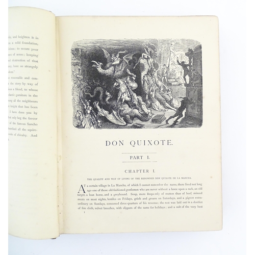 967 - Book: The History of Don Quixote, by Cervantes, edited by J. W. Clark, illustrated by Gustave Dore. ... 