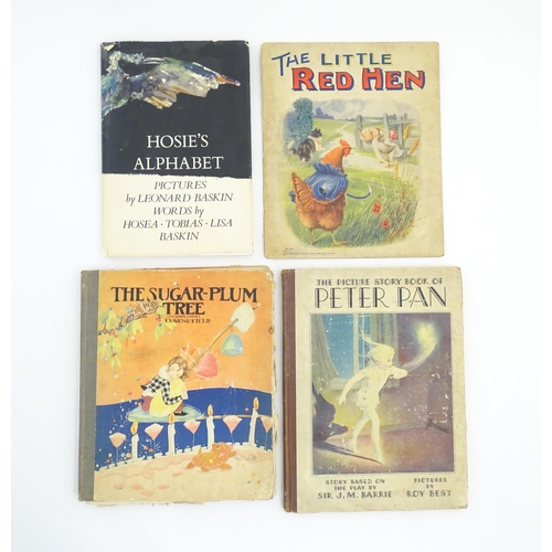 972 - Books: Four assorted childrens books comprising Hosie's Alphabet by Hosea Tobias Lisa Baskin and ill... 