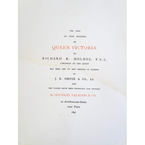 973 - Book: Queen Victoria by Richard R. Holmes Librarian to the Queen. Published by Boussod, Valadon & Co... 