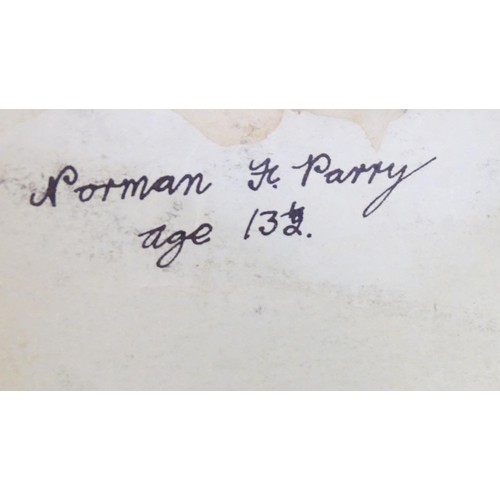 996 - An early 20thC autograph album compiled by Norman Barry aged 13 1/2 in 1933, 16 photographs and prin... 