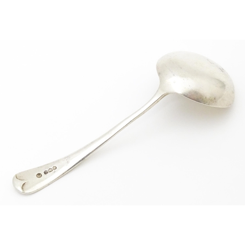 447 - A silver ladle hallmarked Sheffield 1967, maker Francis Howard Ltd. Approx. 4 1/4