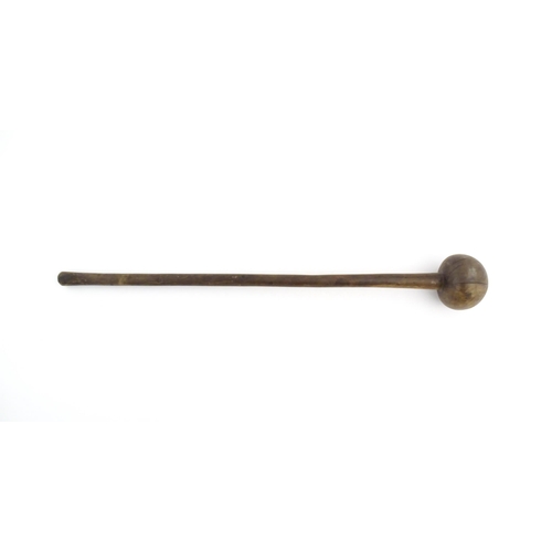 1078 - Ethnographic / Native / Tribal: An African knobkerrie throwing club. Approx. 28 1/2