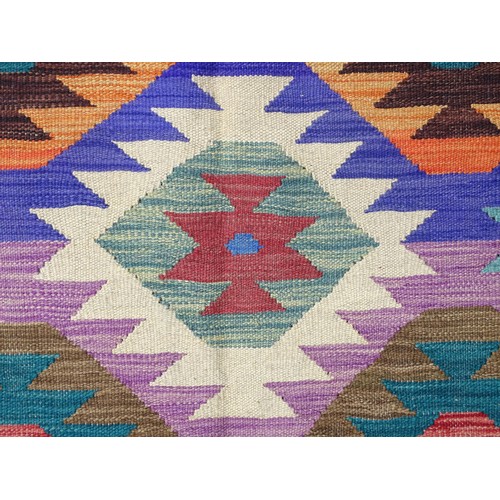 1290 - Carpet / Rug : An Anatolian Turkish Kilim. Approx. 78 3/4 x 58 1/4