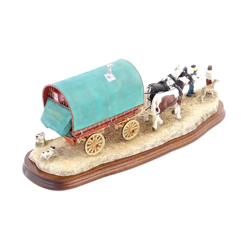 859 - A Border Fine Arts limited edition model Travelling Home from Appleby Fair, by Ray Ayres, no. B0775.... 