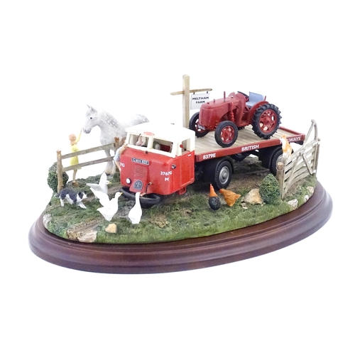 863 - A Country Artists model A New Beginning by Vaughan Williams. Model approx. 15 3/4