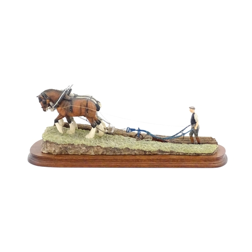 864 - A Border Fine Arts James Herriot model Stout Hearts, by Ray Ayres, model no. JH34. Model approx. 16 ... 